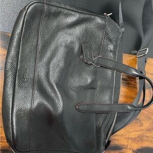 Coach leather briefcase bag